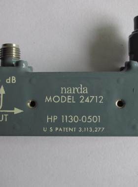 24712 narda 1.45-20GHz 16dB SMA射频微波同轴宽带定向耦合器