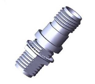 2.92mm母40GHz 2.92mm母 驻波：1.12：1穿孔穿墙毫米波同轴转接器