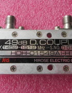 日本 HRS 1.452-1.512GHz 49dB SMA RF射频微波同轴定向耦合器