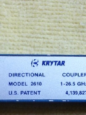 美国进口 2610 1-26.5GHz 10dB SMA 射频微波同轴宽带定向耦合器