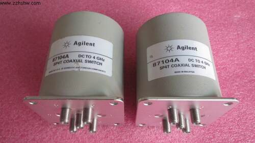 87104A Agilent 4GHz SP4T 24V SMA 180W 单刀四掷射频同轴开关