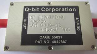 21dBm 低噪声高频微波功率放大器 24dB 300MHz 256 100K