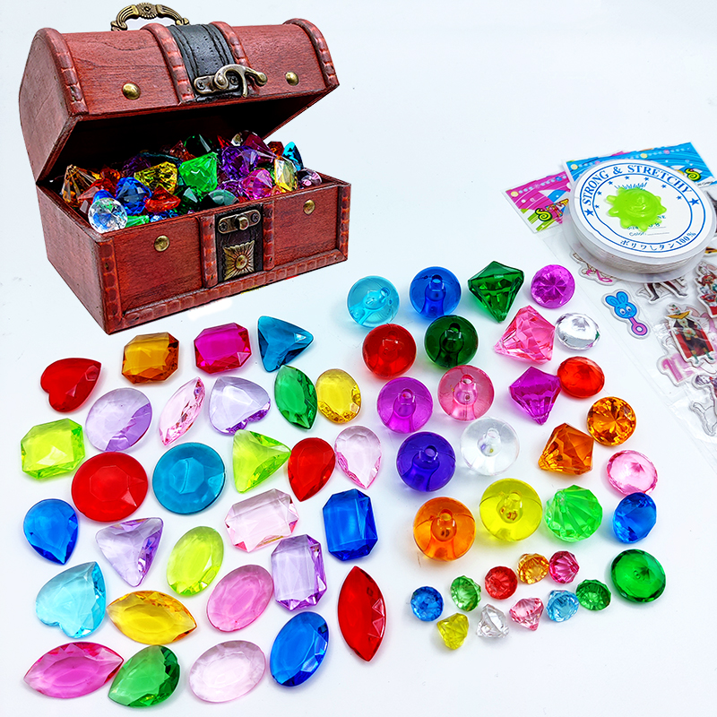 宝石女孩水晶首饰盒益智