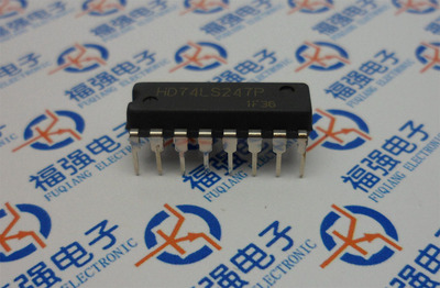 HD74LS247P    BCD－七段译码驱动器 DIP-16 全新原装