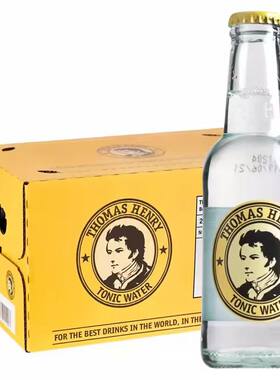 德国进口Thomas Henry Tonic托马斯亨利汤力水调金汤力200ml*12瓶