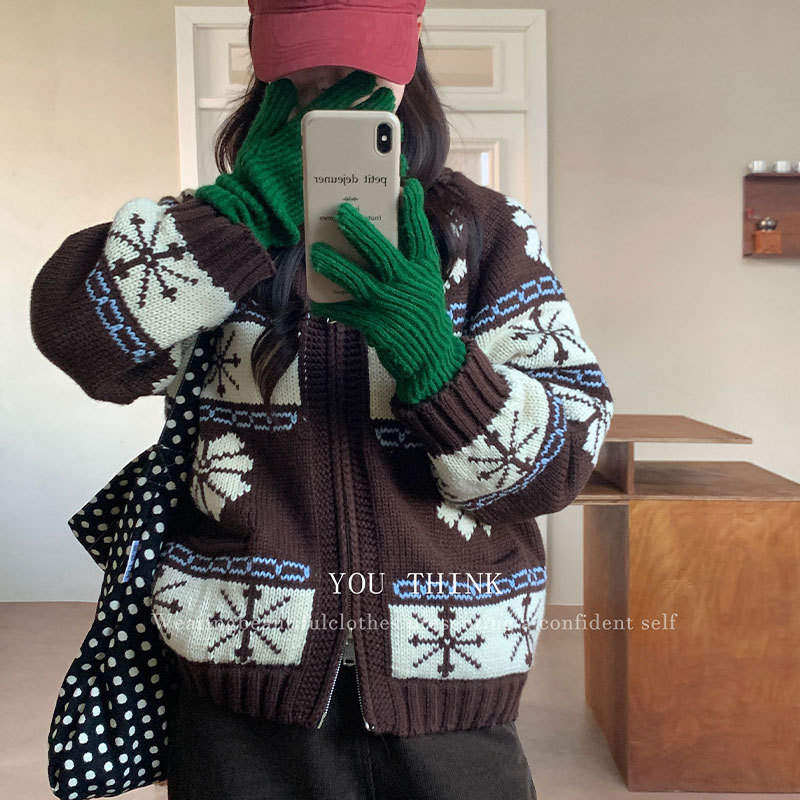 韩版高级think冬季韩系复古柔软舒适针织开衫毛衣女1486休闲风YT,女装/女士精品,毛衣,淘宝优惠券,粉丝福利购,淘宝优惠卷