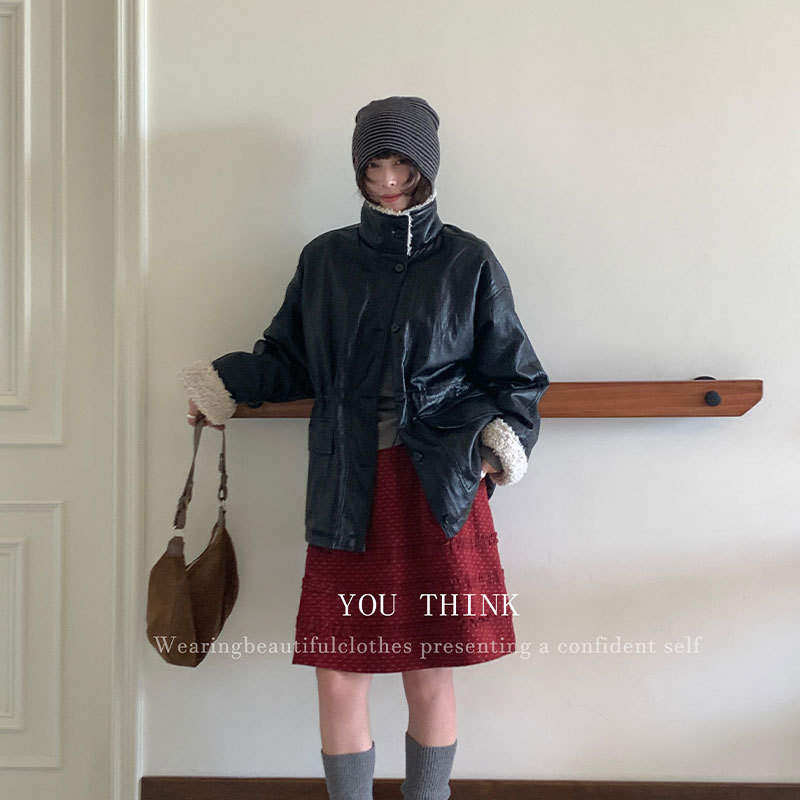 韩版高级韩版休闲潮冬季宽松减龄港风保暖加厚开衫皮衣外套1511风,女装/女士精品,风衣,淘宝优惠券,粉丝福利购,淘宝优惠卷