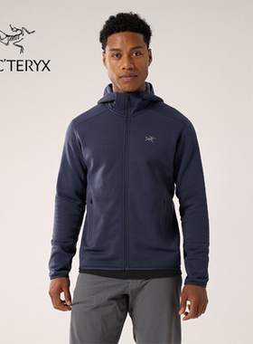 Arcteryx始祖鸟 KYANITE HOODY 透气耐磨带帽抓绒衣男/女