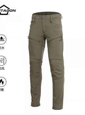 五角战术Pentagon Renegade Taiga 秋冬户外防风加绒加厚软壳裤