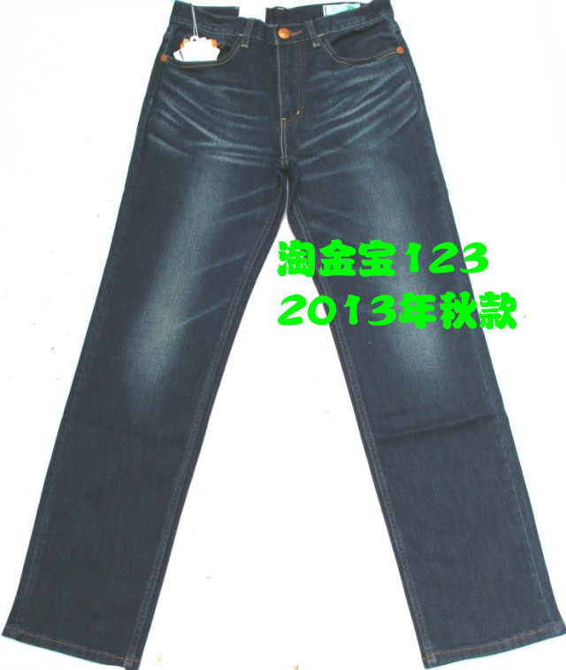texwood萍果13年秋款男牛仔裤9017628a nvo  直脚 售完