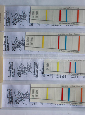 正品 美国Don't Fret 小提琴指板把位贴 指位贴特价 7个把位