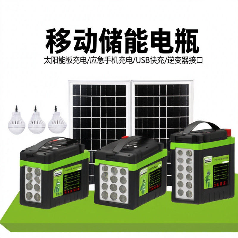 12V太阳能储能电源电瓶便携式大