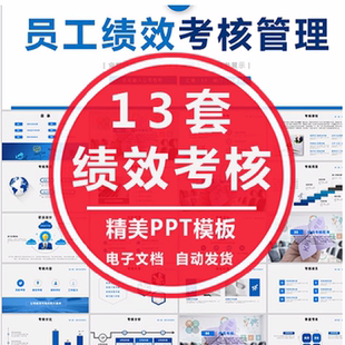 薪酬管理PPT绩效考核模板成品公司人事员工业绩培训企业内部课件