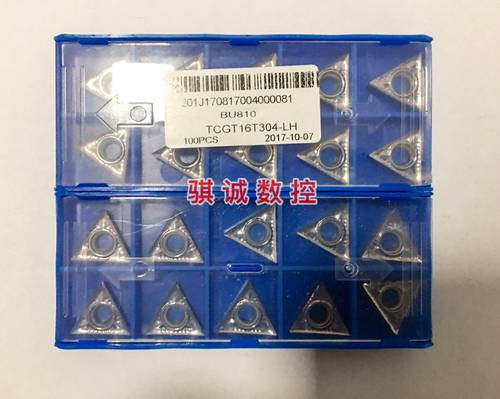 成都邦普镗孔铝刀片 TCGT16T302/16T304/16T308-LH BU810铜铝专用