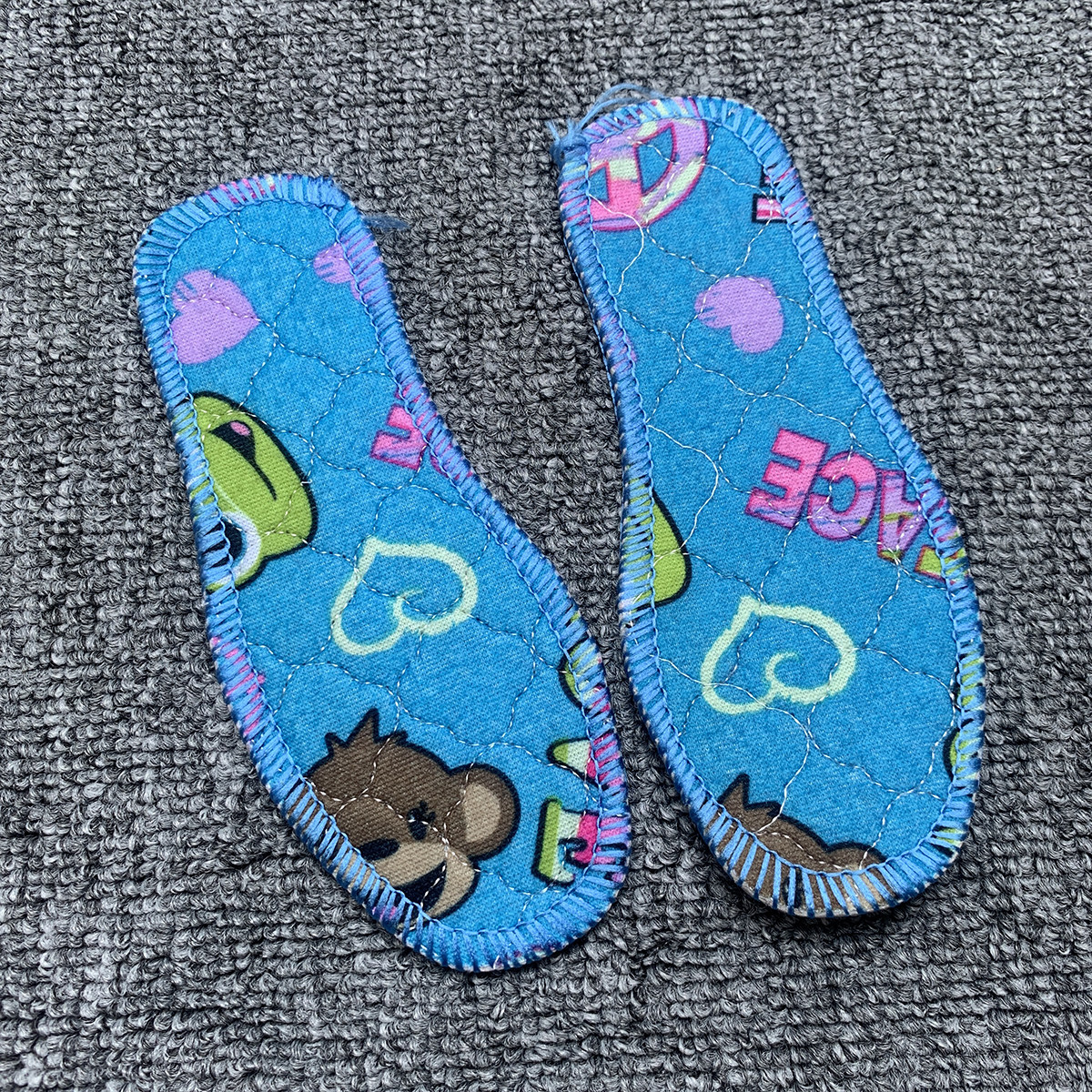 儿童男女孩秋冬季保暖毛绒鞋垫 长度15和16CM 特价清仓