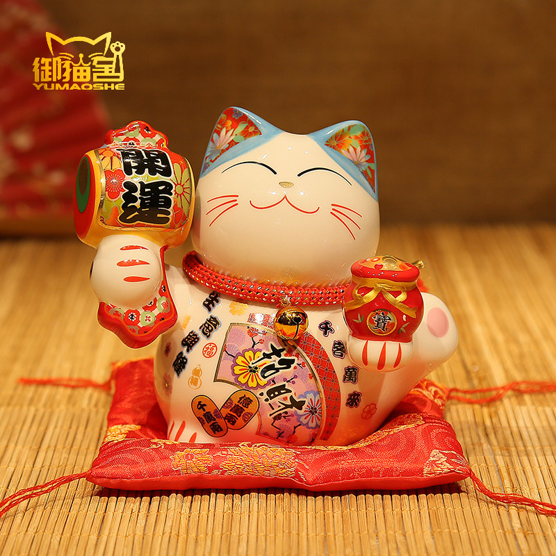 5 inch Decoration Fortune cat The opening gift ceramics Piggy bank Japanese Mini Home Furnishing ornamentin the Home accessories , Decorative items , Lucky Cat  category - from Buy2taobao.com to provide professional Taobao agent buy service