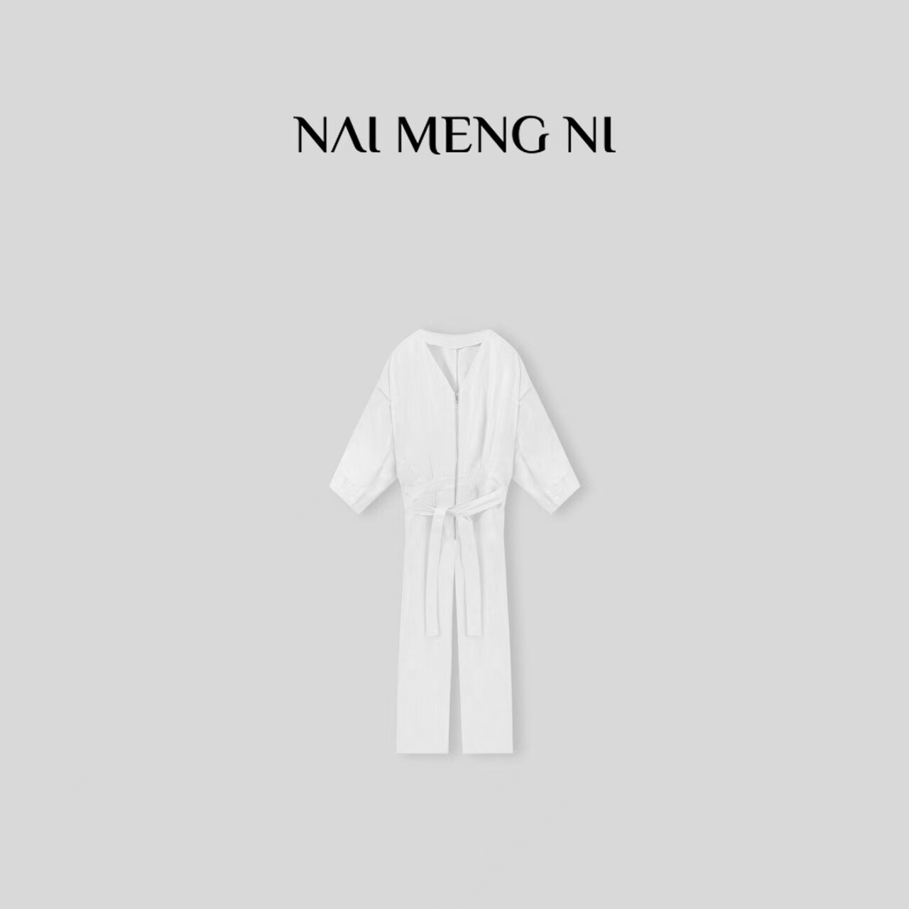 王火火&夏季时尚轻奢气质计师新款女装轻薄小众连体裤26N26022