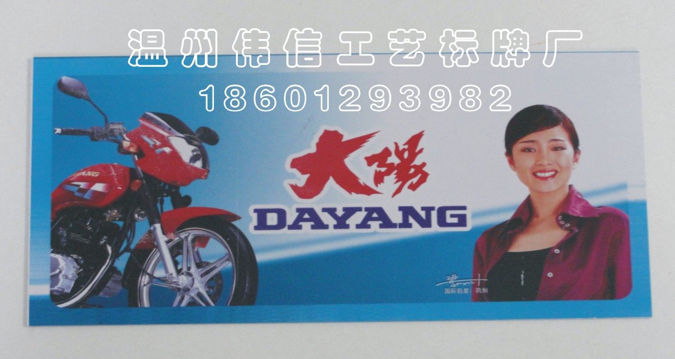 批量定做PVC大阳摩托车车牌 广告车牌 PVC印刷 PVC标牌电动车尾牌