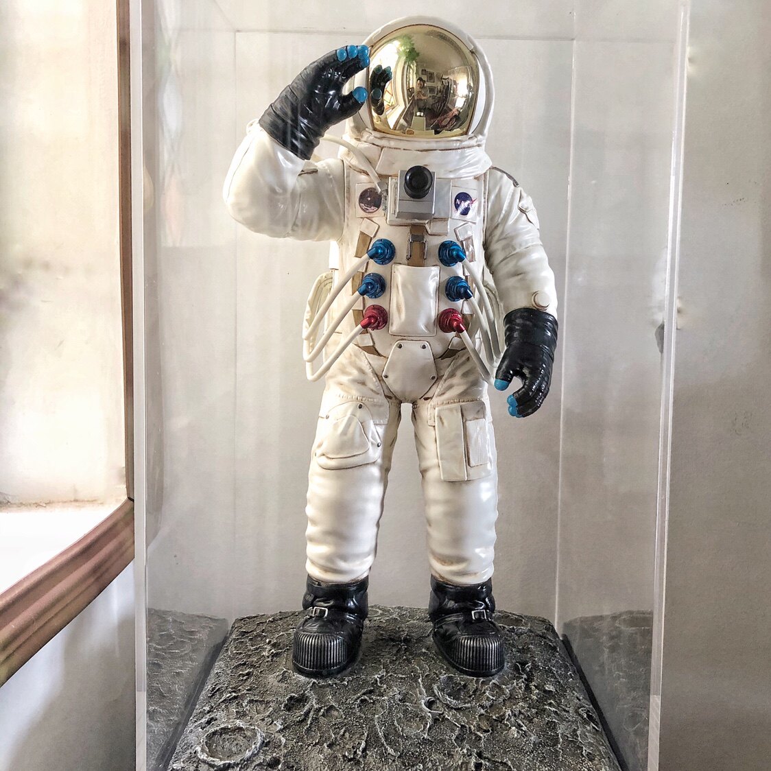 太空人宇航员雕像模型1:4 登月第一人流浪地球兵人库摆件镇店之宝