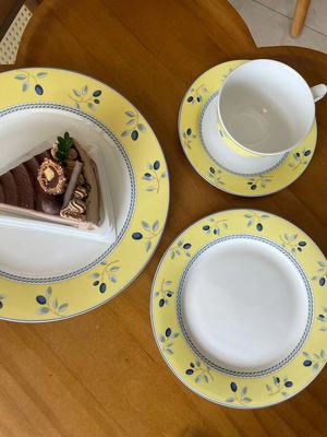 餐盘釉下彩圆形安全健康永不褪色