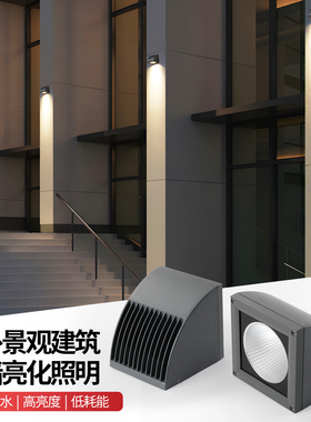 DMX512外控户外防水LED牌坊灯门廊灯扇形壁灯单向壁灯室外庭院灯