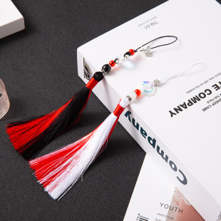 天官赐福花城谢怜衍生骨灰链银蝶流苏古风配饰腰佩挂件汉服腰饰女