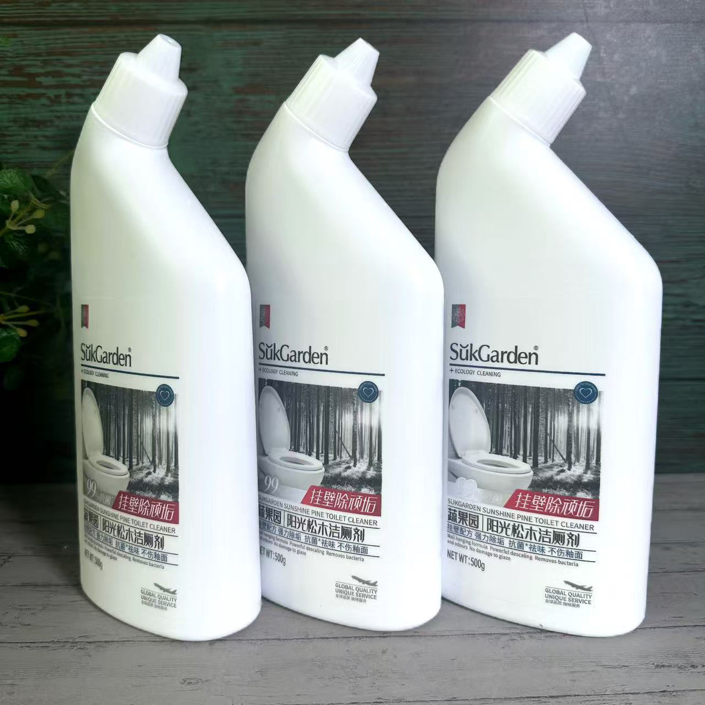 蔬果园松木洁厕剂除臭除垢清香型