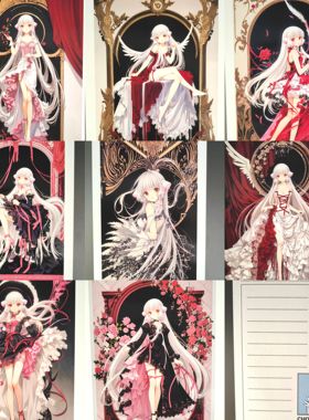 Chobits人形电脑天使心 小叽稀有同人图明信片6寸  非官谷 CLAMP