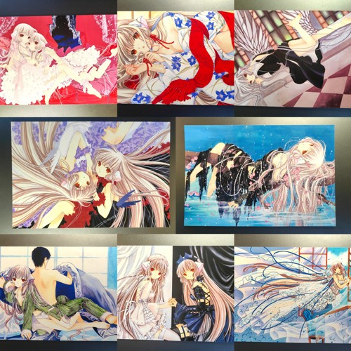 现货小叽CLAMP中古漫画人形电脑天使心chobits明信片实拍非官8张