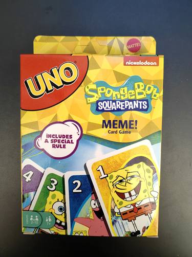 联名款海绵宝宝巫诺牌桌游桌游多人聚会生日礼物宿舍游戏优诺牌