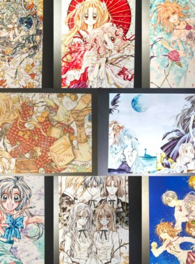 时空异邦人绅士同盟ion伊音种村有菜原画6寸非官谷收藏明信片9张