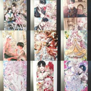 韩漫周边恶魔的契约家人阿莉娅罗伊德原画集明信片非官谷9张6寸