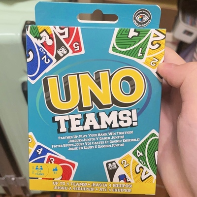 TEAMS!卡牌UNO纸牌经桌游聚会益智卡牌,卡牌收 集完美的游戏之夜