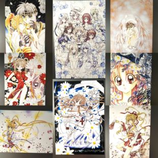 神风怪盗贞德 种村有菜原画集明信片收藏精美生日礼物非官谷8张