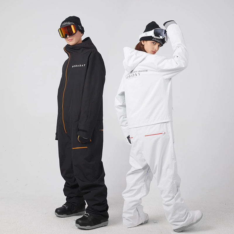 零夏nobaday单板滑雪裤男女滑雪背带裤宽松套装加厚运动服