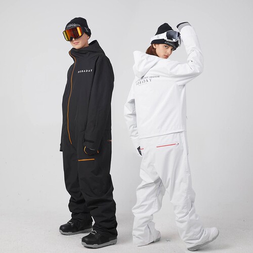 零夏nobaday单板滑雪裤男女滑雪背带裤宽松套装加厚运动服