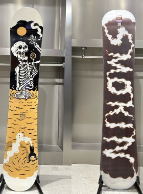 smokin滑雪板美国汰皓湖手工制造板公园板152cm