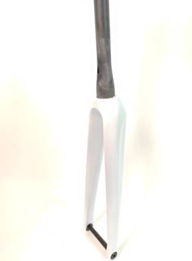 全碳纤维内走线桶轴碟刹公路前叉，全内走线，锥管前叉，公路桶轴