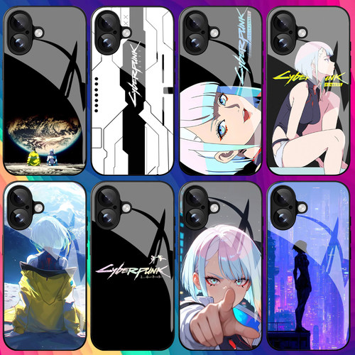 赛博朋克边缘行者手机壳适用苹果11 12 mini 13 14 15 16 plus 17 pro max小米iqoo红米华为荣耀oppo一加vivo