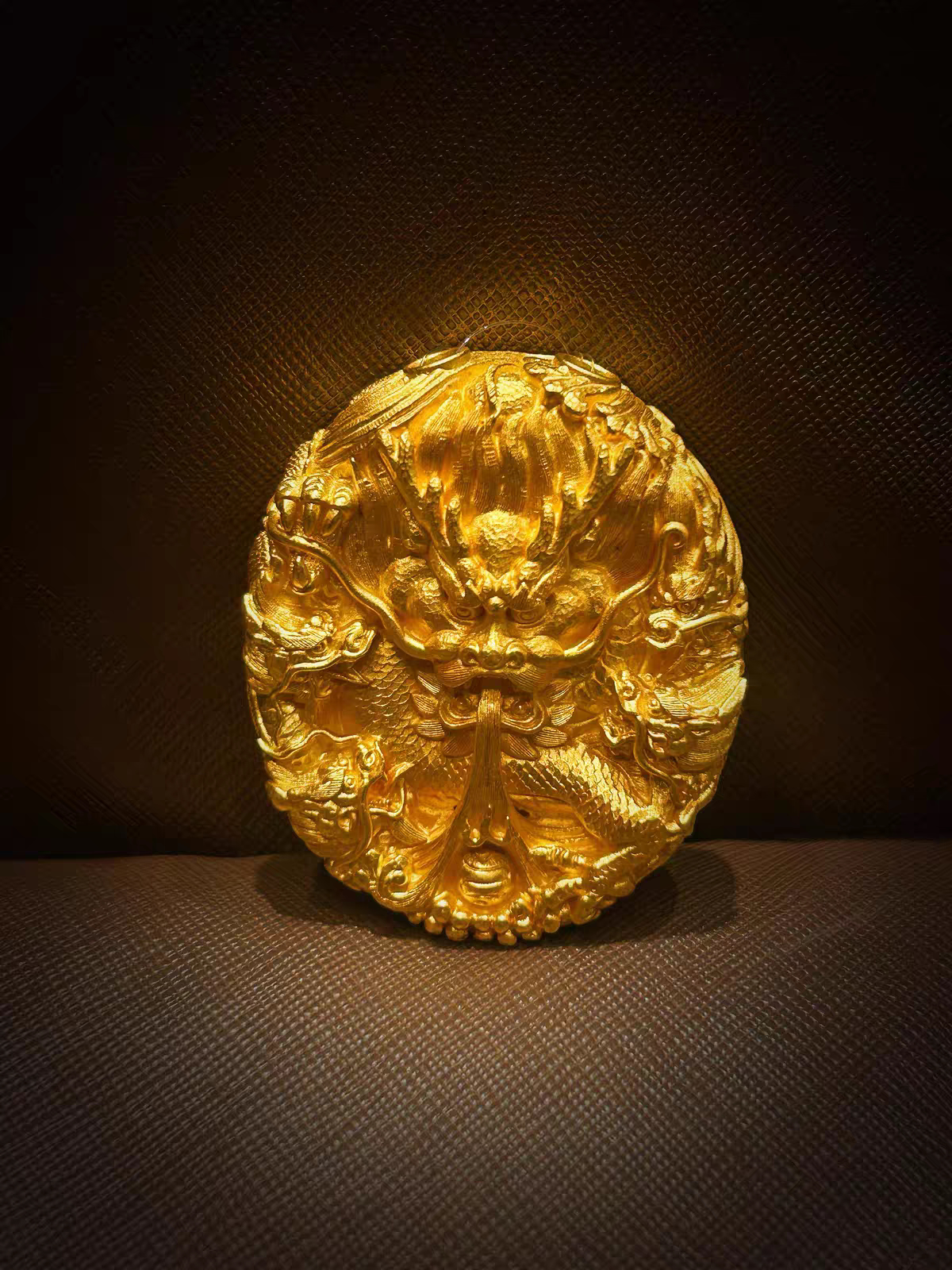 金丝缕 实心簪刻龙吊坠下 吊坠石膏模具打金银适用 默认带环