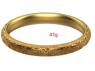 黄金镂空祥云雕花手镯模具男女海量款式量大包邮黄金加工石膏模具