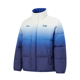 李宁羽绒服中长款防风连帽国家队短款立领鸭绒保暖新款