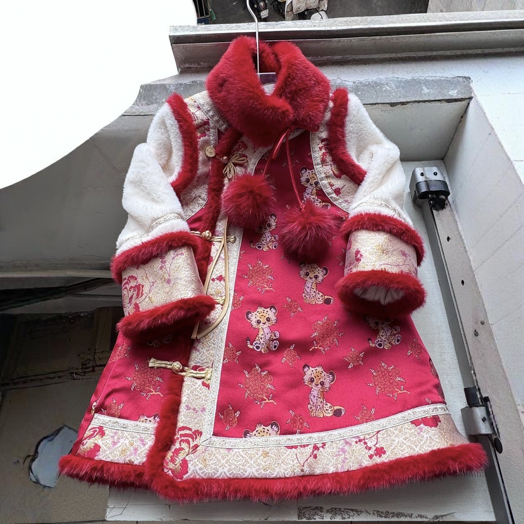 女宝宝冬装千金风气质连衣裙礼服