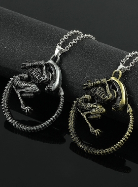 异形周边大战铁血战士项链