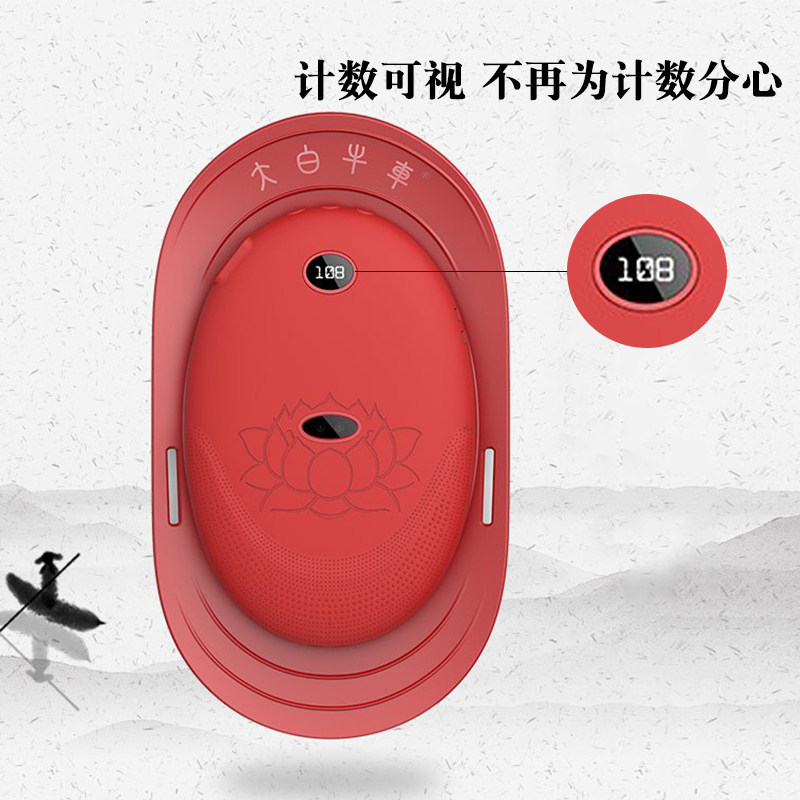 电子计数器大白牛车手垫防护垫子手动按机械数显智能念点数记数器