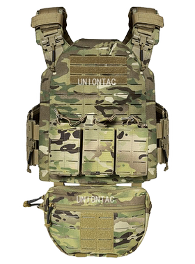 UNIONTAC军迷野战户外战术装备背心带腹部包带激光三联带EVA背板
