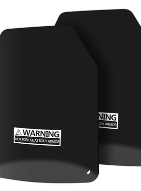 UNIONTAC NIJ IIIA防弹钢板1.25KG负重板钢制涂层背心插板25*30CM