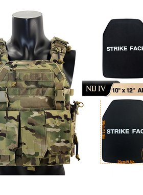 UNIONTAC快拆功能版094K风格防弹背心含两块NIJ IV级防弹插板套装