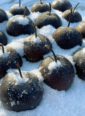 正宗东北特产新鲜大冻梨5斤包邮应季水果冻苹果梨冻黑梨冻白梨