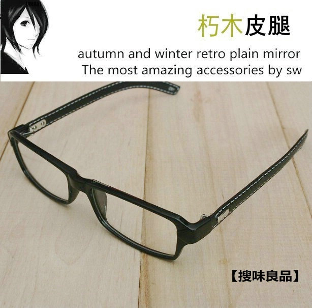 皮质豹纹权志龙眼镜架谢霆锋同款